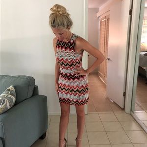 Stripe bodycon dress